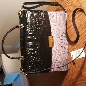 Brahmin Simone Satchel Onyx Brea